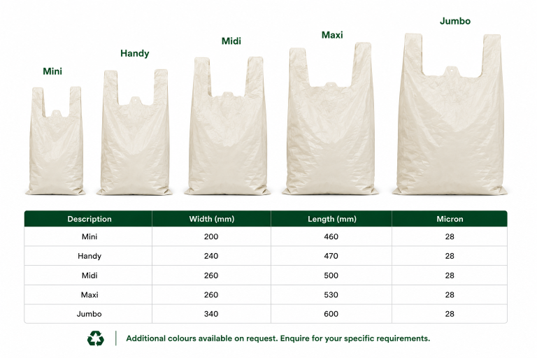 Carrier Bags manufactured by Bag Babe