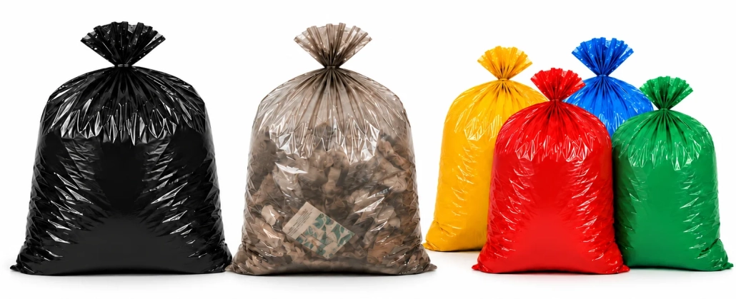 Bag Babe refuse bags in black, smokey and colour - 750 x 950 mm, 20 to 50 micron